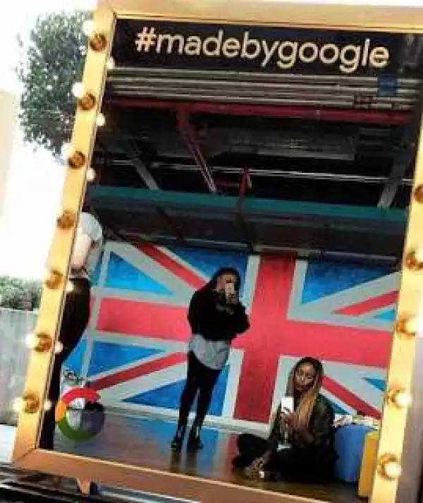 Google Gifts Dj Cuppy New Pixel Phone [Photos]